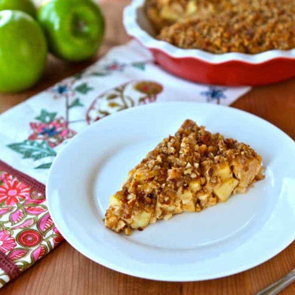 Passover Apple Pecan Pie