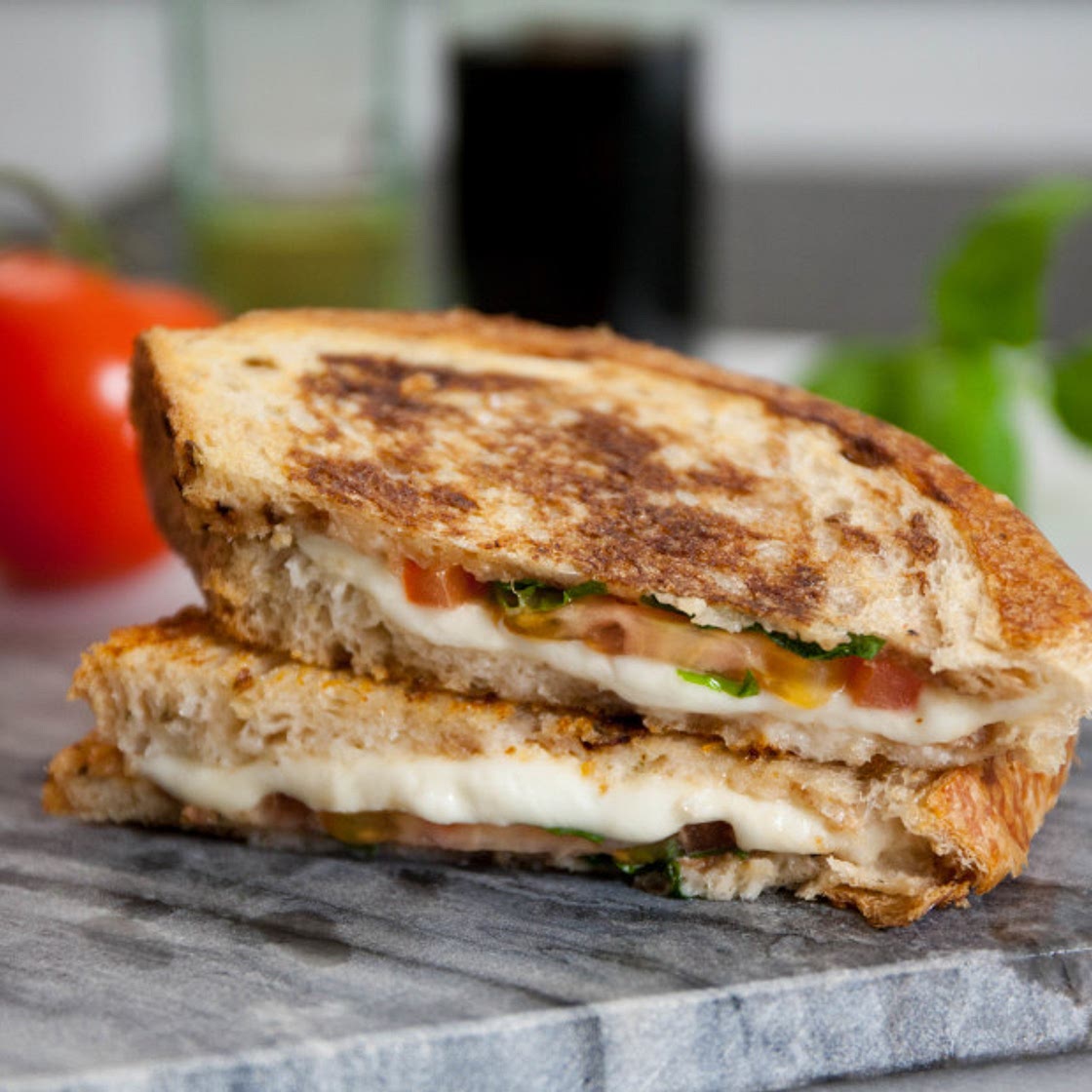 Caprese Grilled Cheese Sandwich