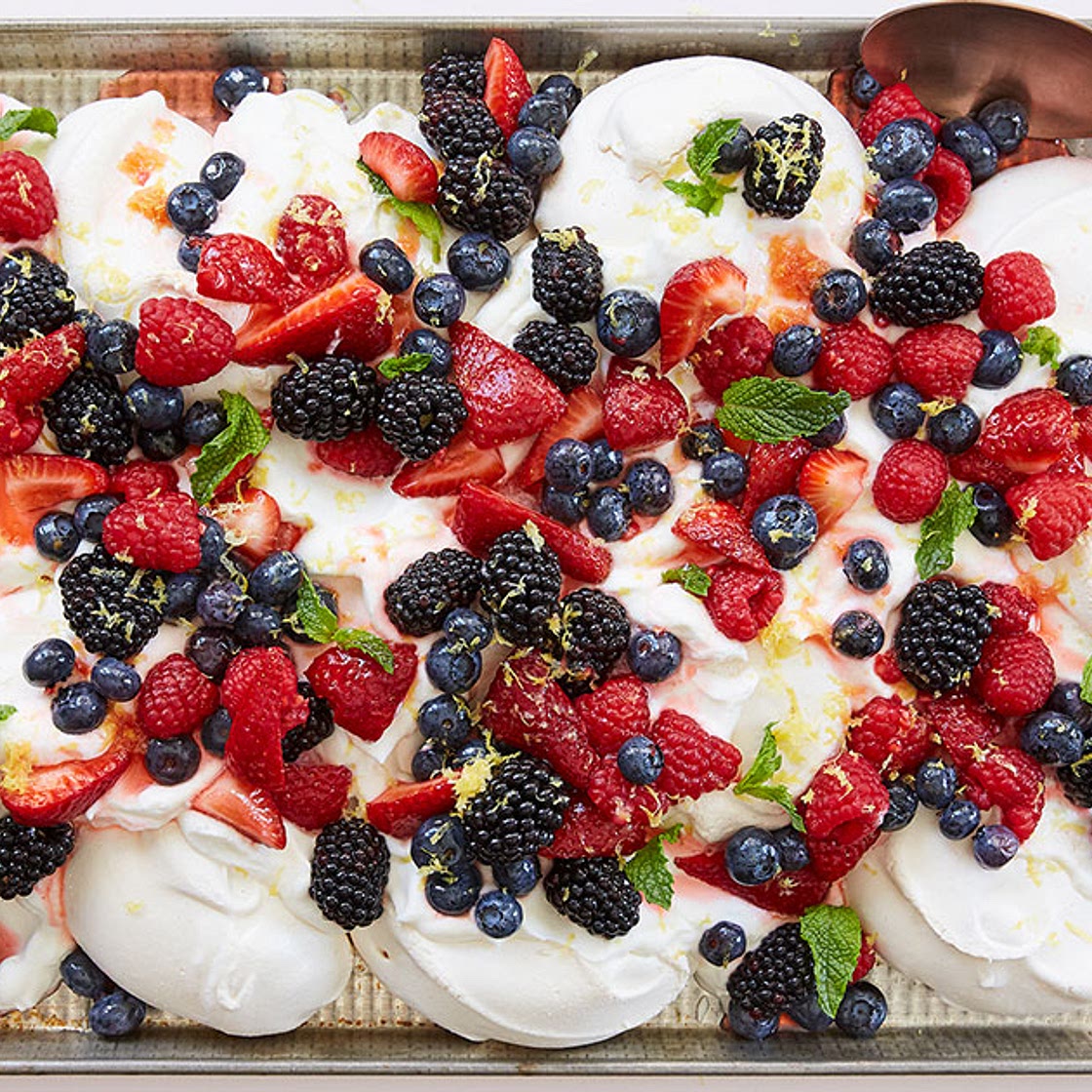 Lemon-Berry Sheet Pan Trifle
