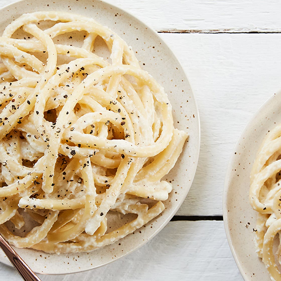 Lightened-Up Fettuccine with Cauliflower Alfredo Sauce