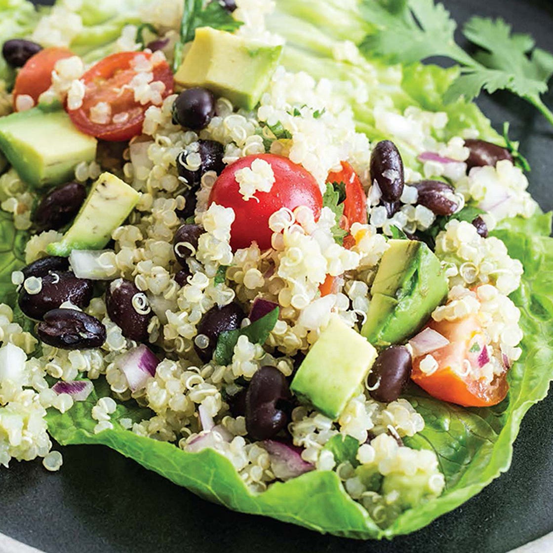 Quick Guacamole Quinoa Salad