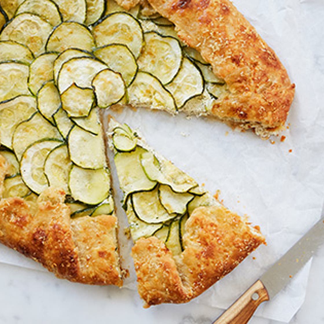 Zucchini Ricotta Galette