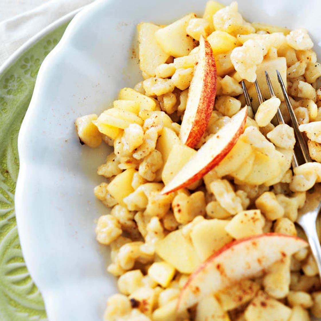 Apfelspätzle