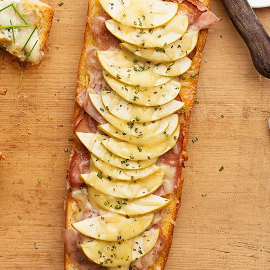 Ham and Cheese Pizza