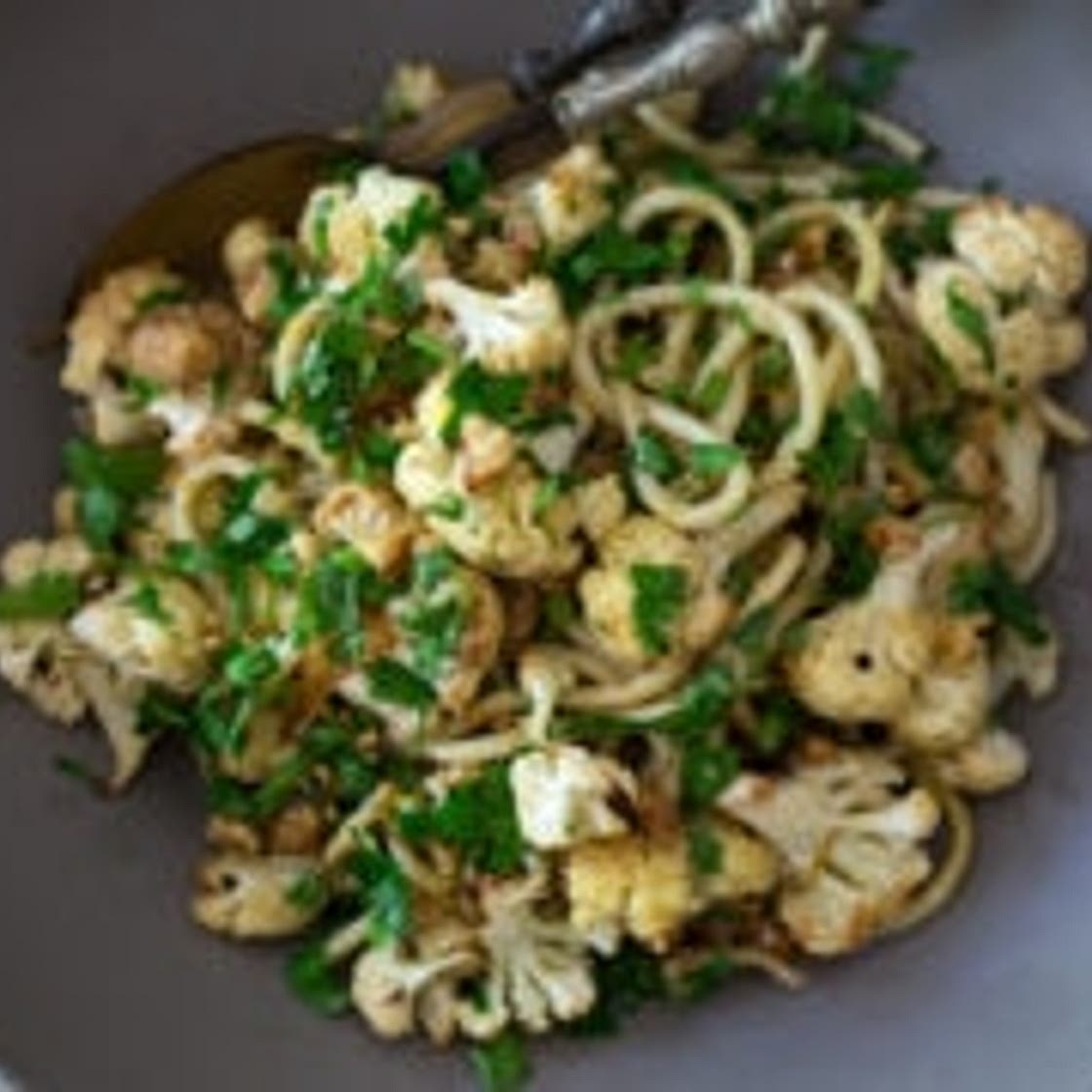 Roasted Cauliflower Pasta with Lemon and Garlic