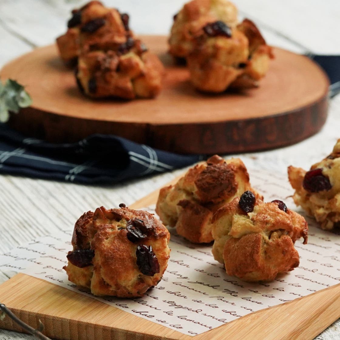 식빵을 뭉쳐 에어프라이어에 넣었더니?? 못난이빵 ★