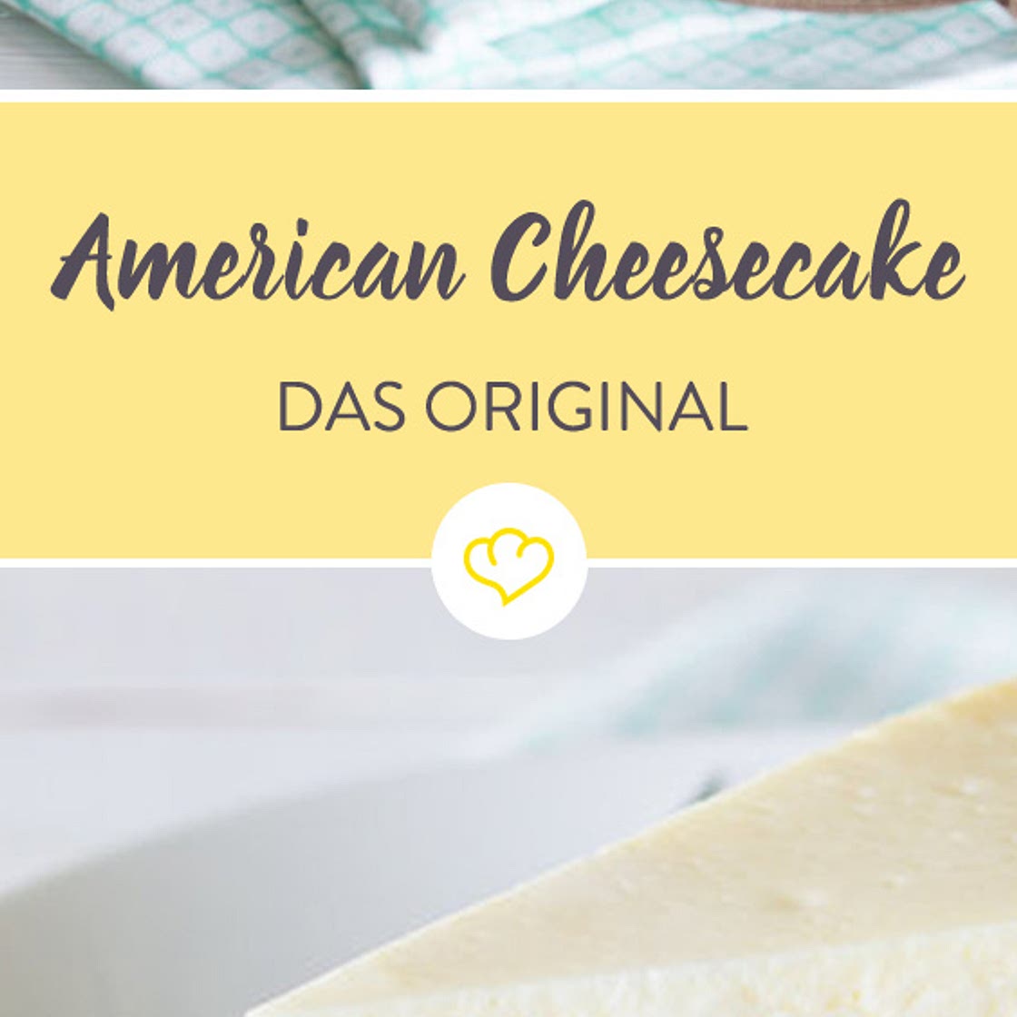 Klassischer American Cheesecake mit Keksboden