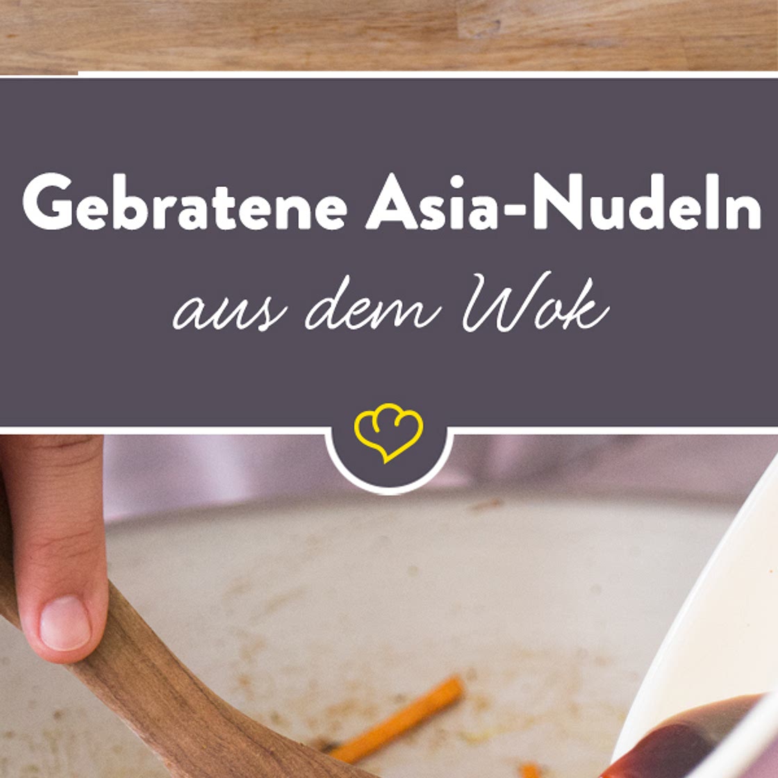 Heiz den Wok an – für gebratene Asia-Nudeln Chow Mein