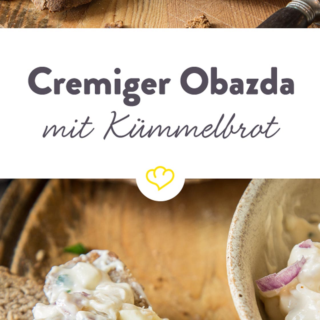 Cremig, deftig und sooo guad: Obazda mit Kümmelbrot