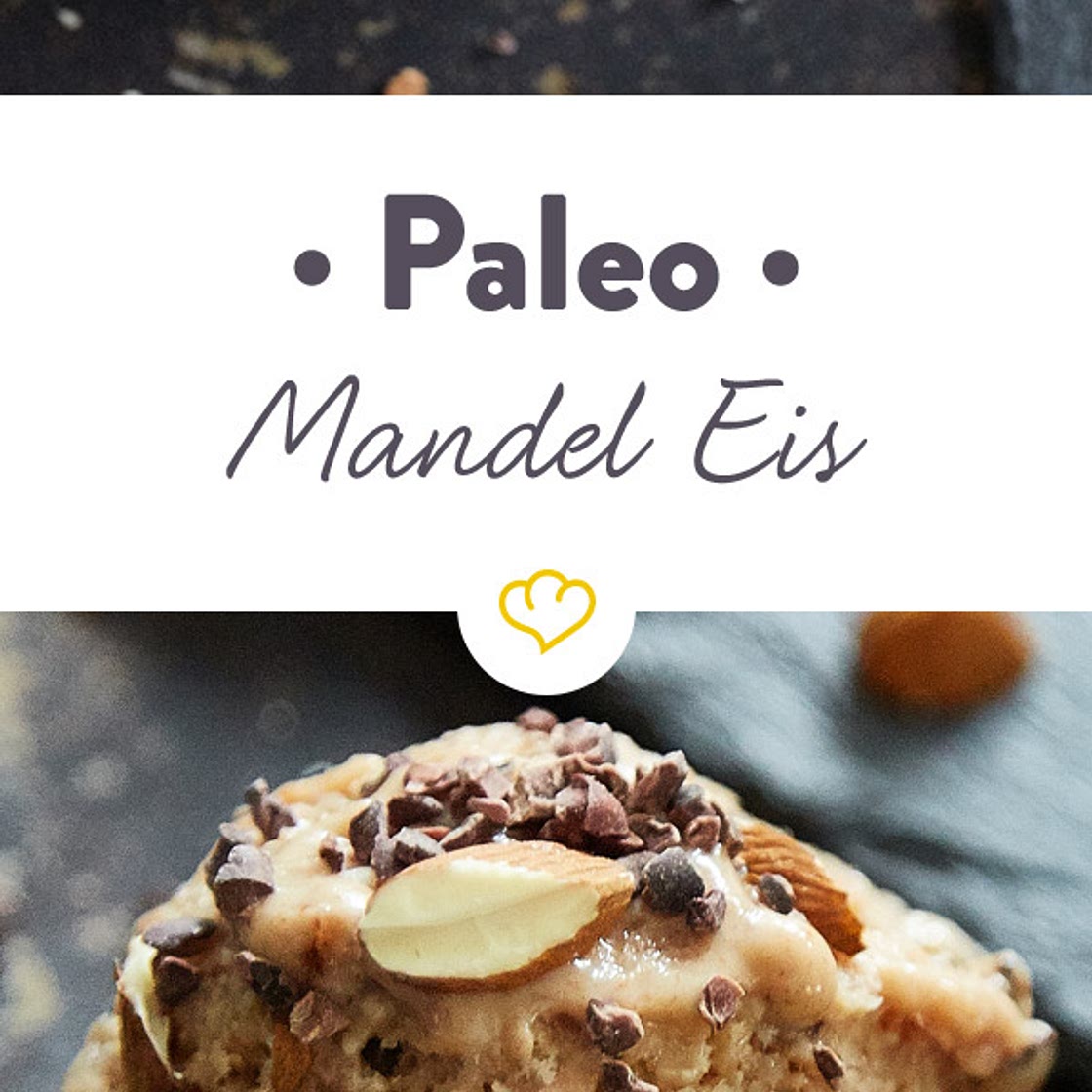 Cremiges Paleo Mandel-Eis