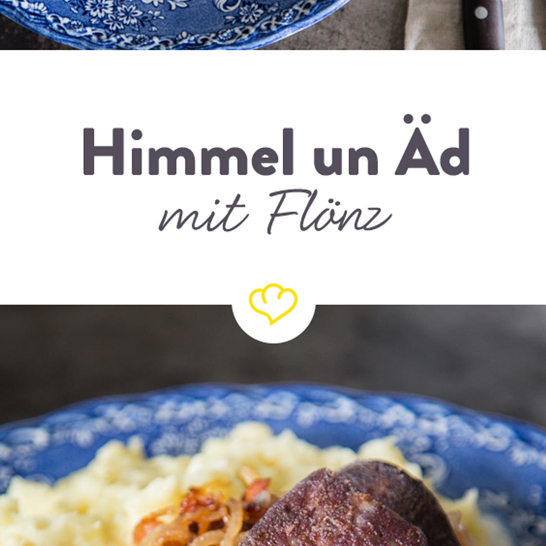 Himmel und Erde mit Blutwurst nach kölscher Art