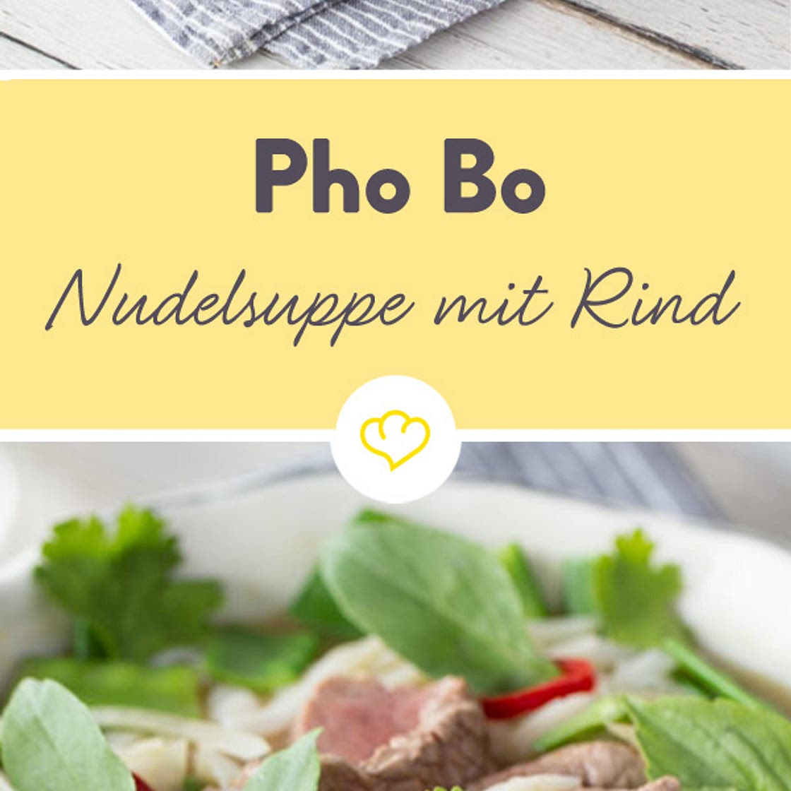 Pho Bo – vietnamesische Nudelsuppe mit Rindfleisch