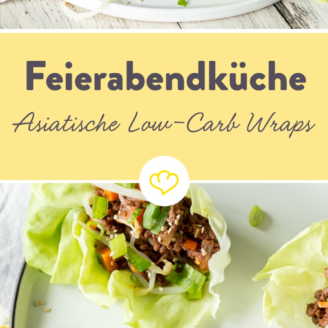 25-Minuten-Küche: Asiatische Low Carb Wraps