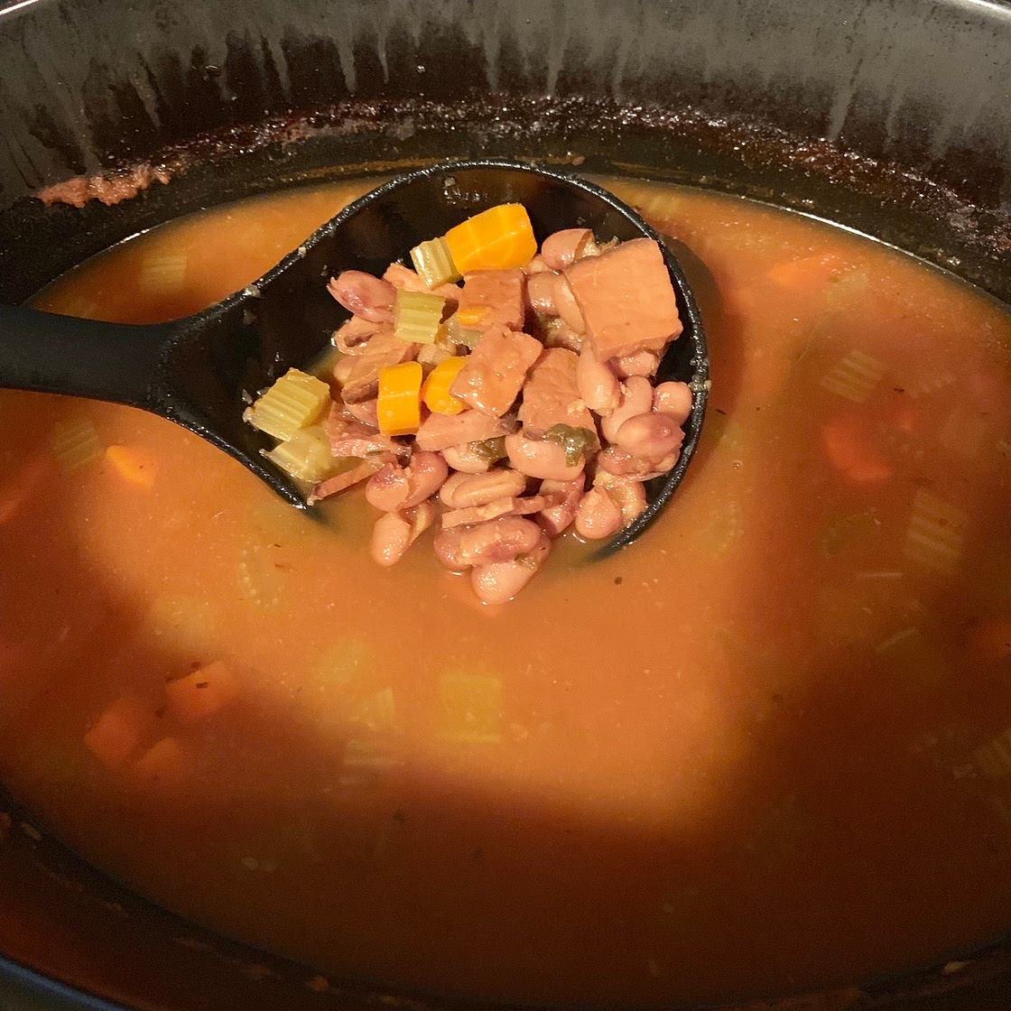 Slow Cooker Lentil and Ham Soup