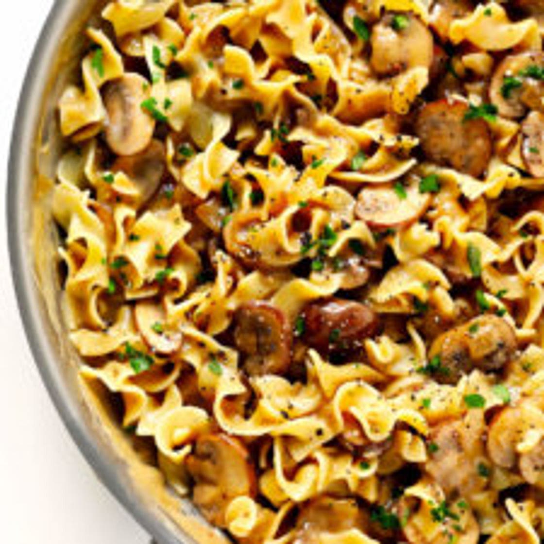 Thermomix Mushroom Stroganoff (Vegetarian)