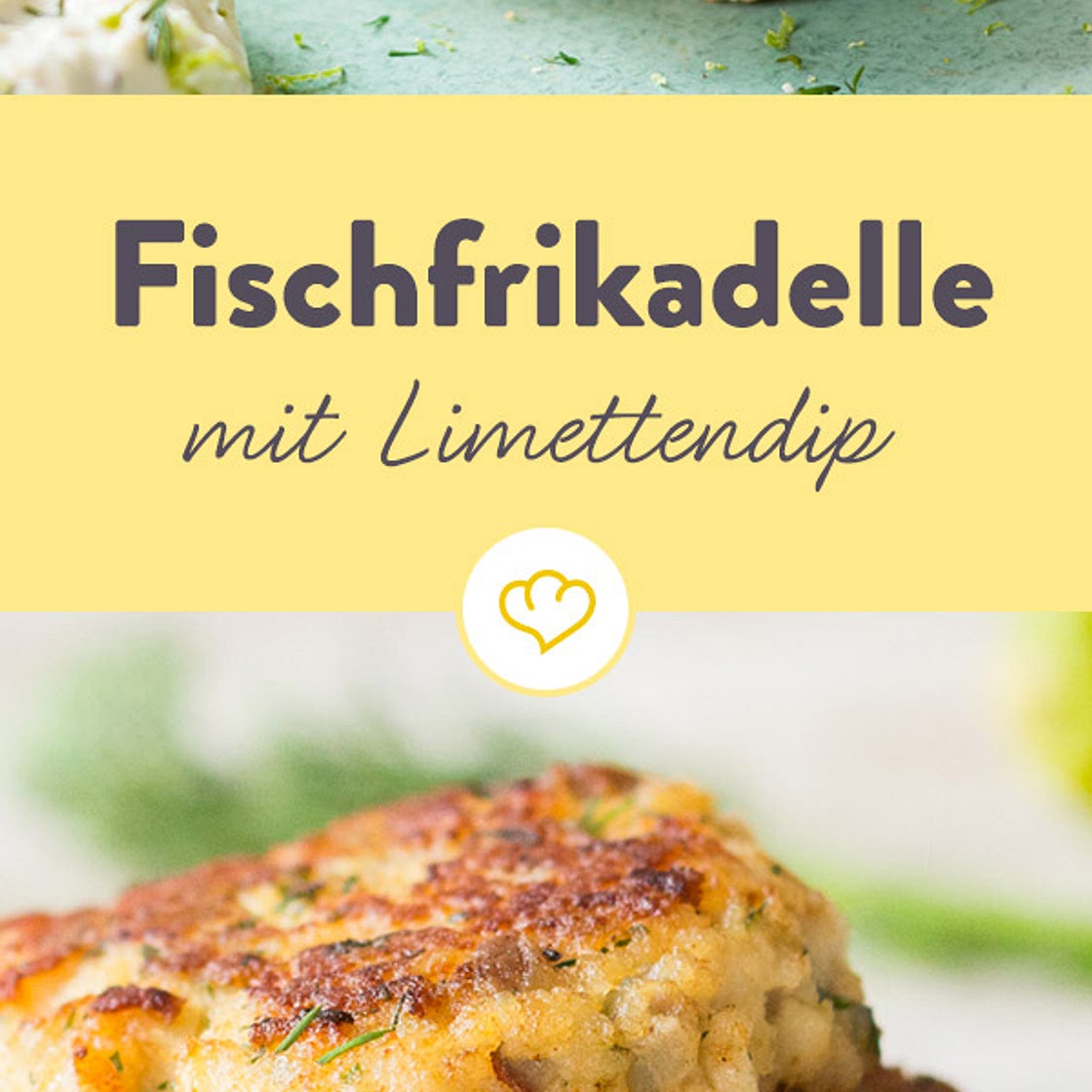 Moin moin! Fischfrikadelle mit Limettendip