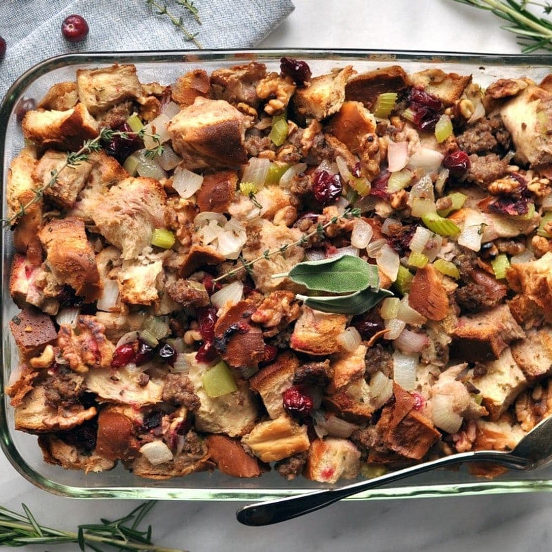 Walnut and Cranberry Stuffing