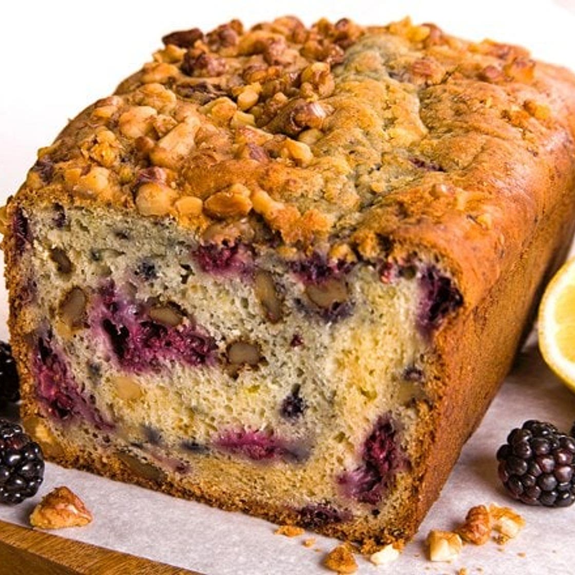 Walnut Blackberry Quick Bread