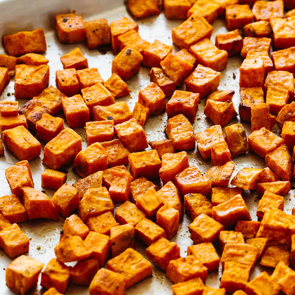 Roasted Sweet Potatoes (Perfectly Seasoned!)