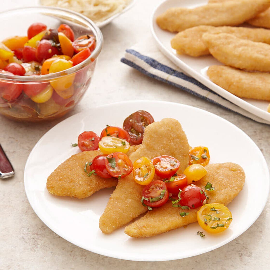 Bruschetta Topped Chicken Tenders