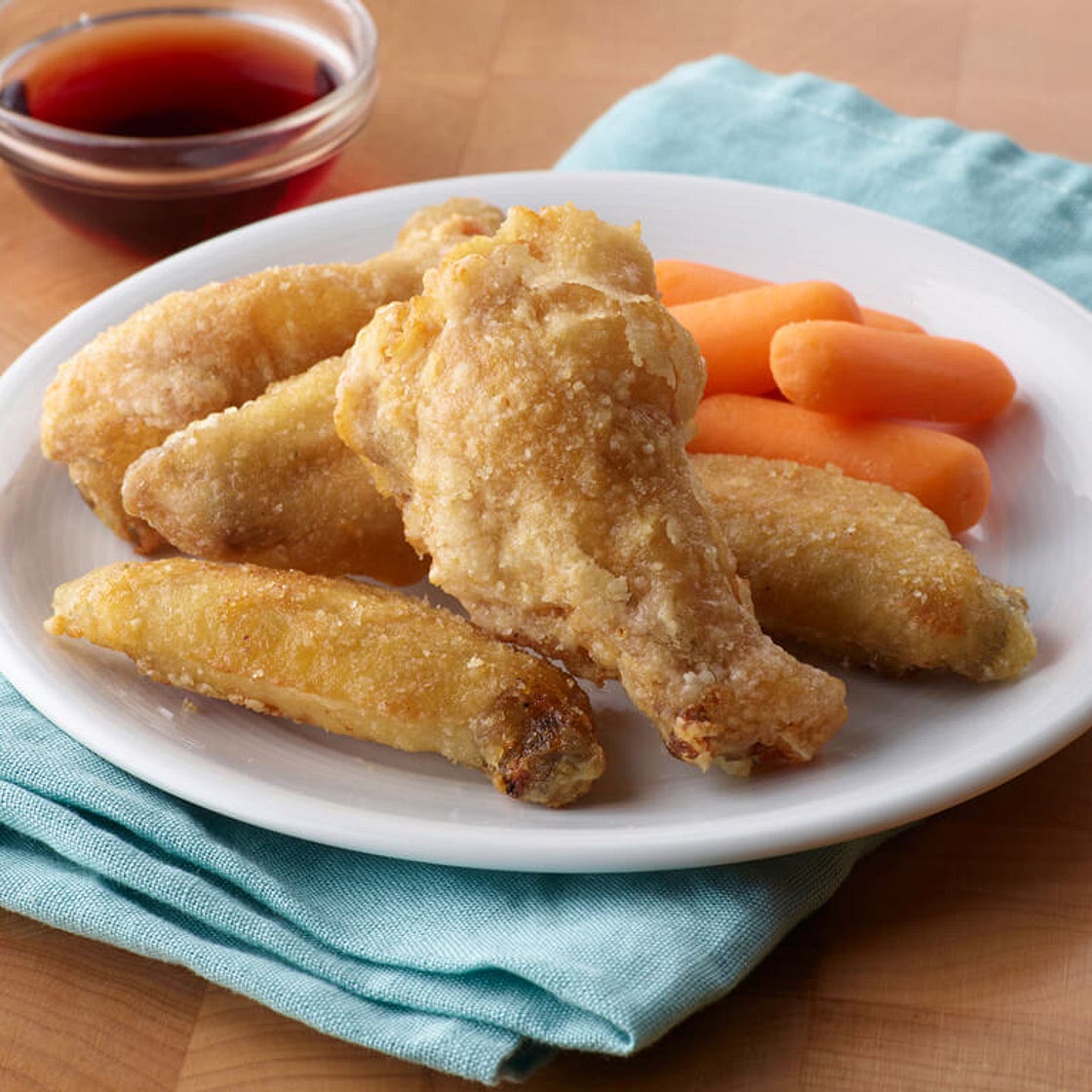 Air Fried Salt and Vinegar Chicken Wings