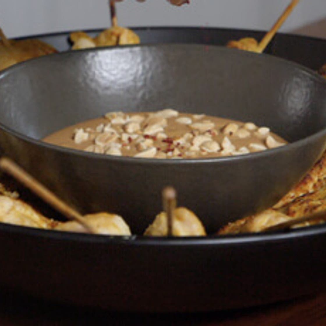 Chicken Satay with Peanut Sauce