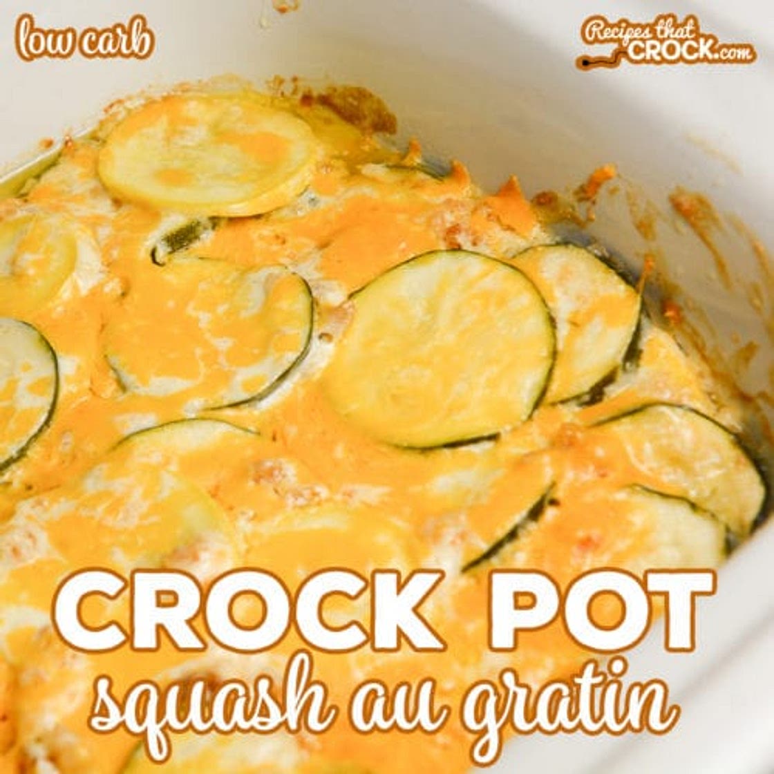 Crock Pot Squash Au Gratin (Low Carb)