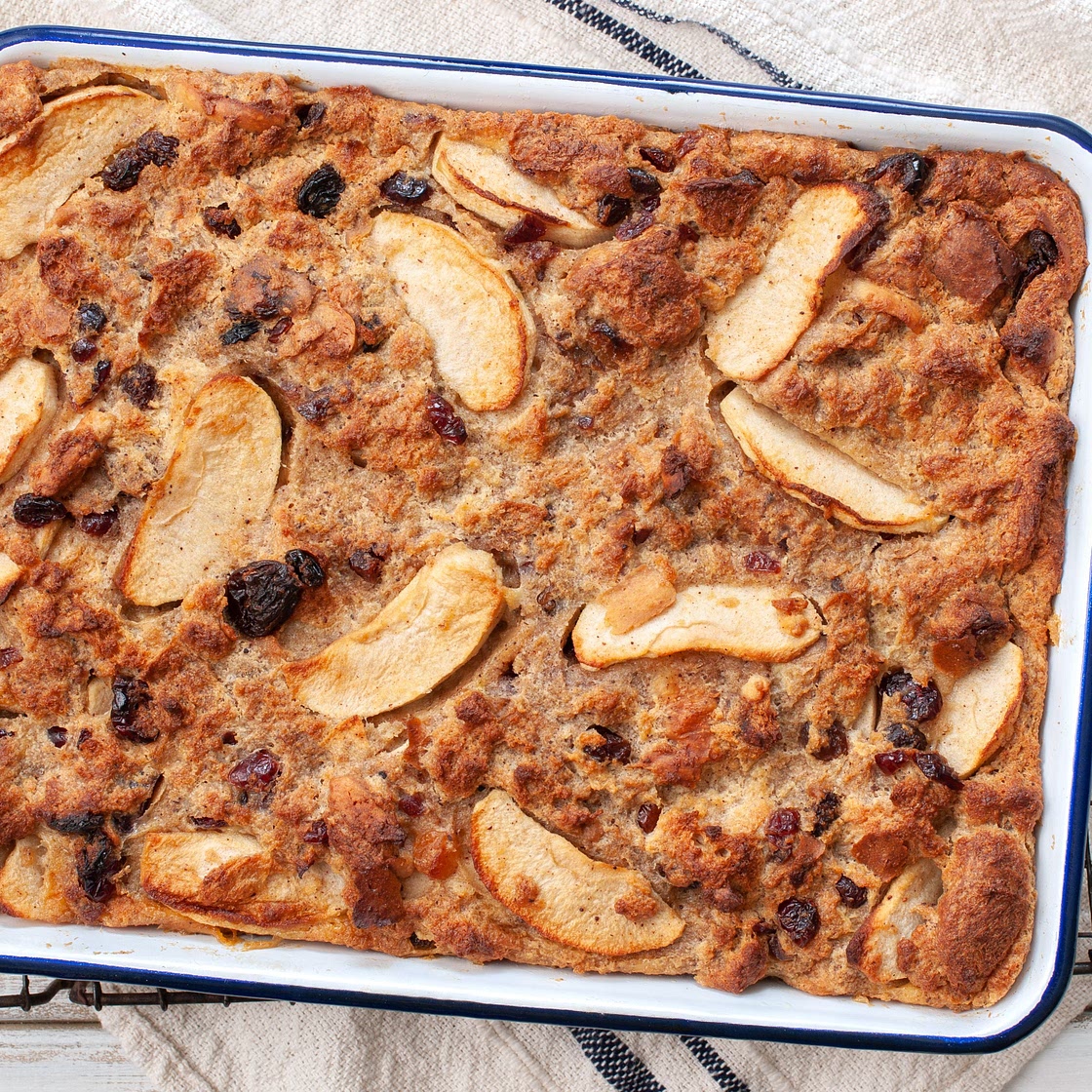 This Apple Cinnamon Bread Pudding Puts a Fall Twist on a Classic Treat