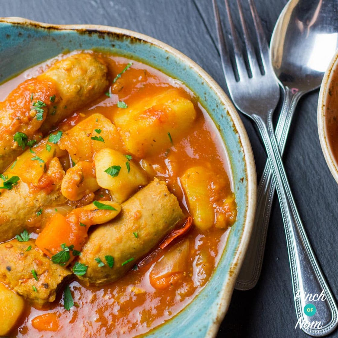 Slow Cooker Sausage Casserole | Slimming & Weight Watchers Friendly