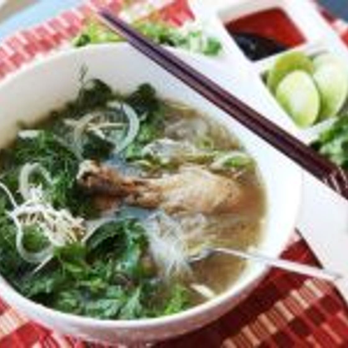30-Minute Pressure Cooker Pho Ga (Vietnamese Chicken Noodle Soup) Recipe