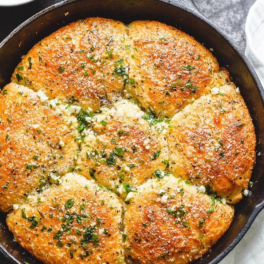Garlic Butter Keto Bread