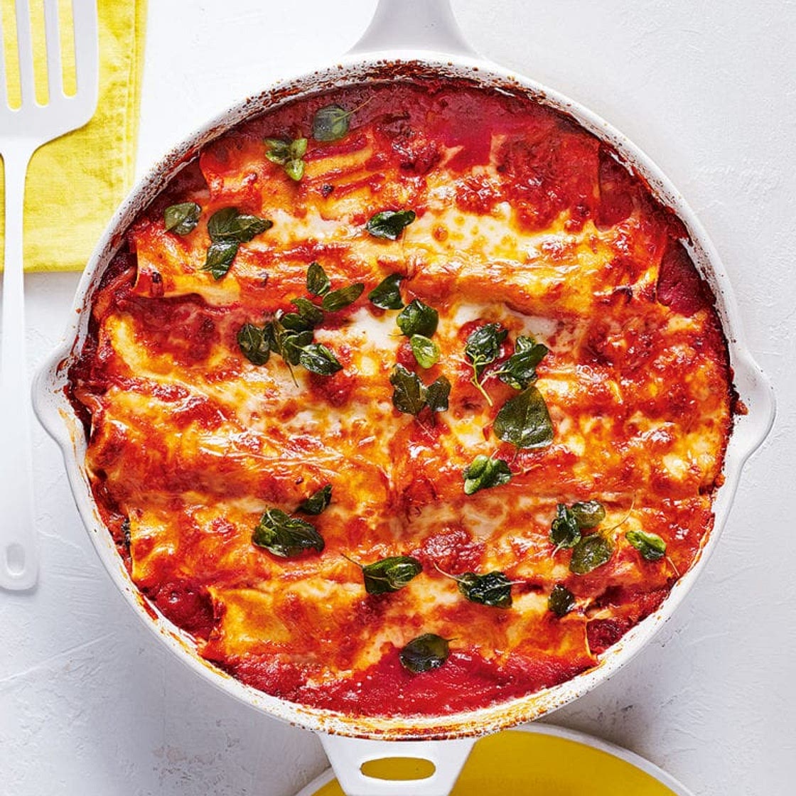 Spinach and ricotta cannelloni