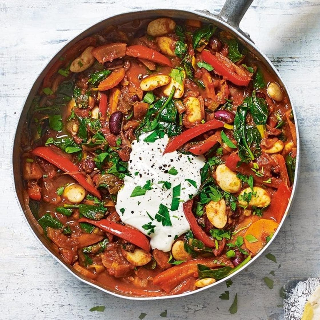 Butter bean and vegetable stew