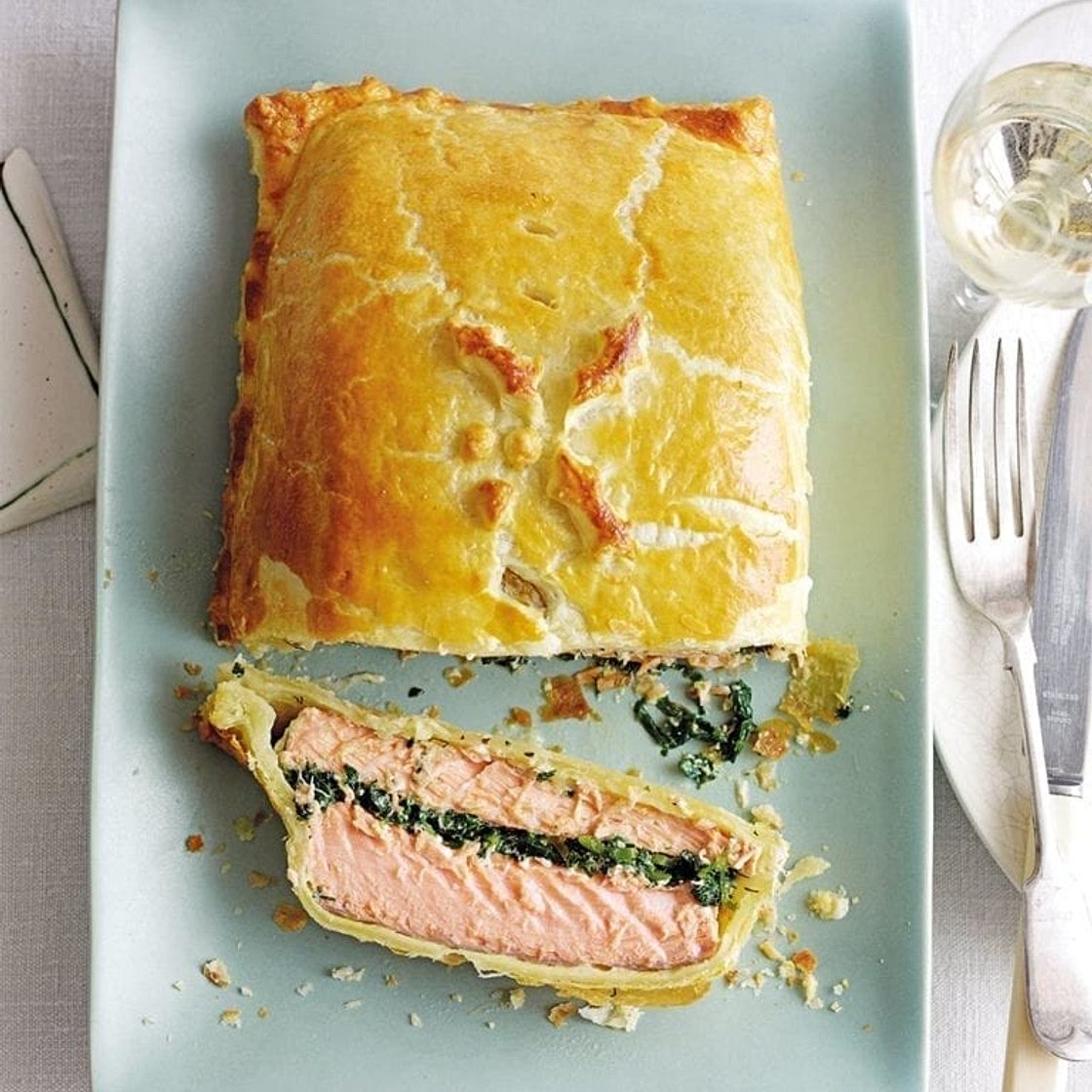 Salmon en croûte