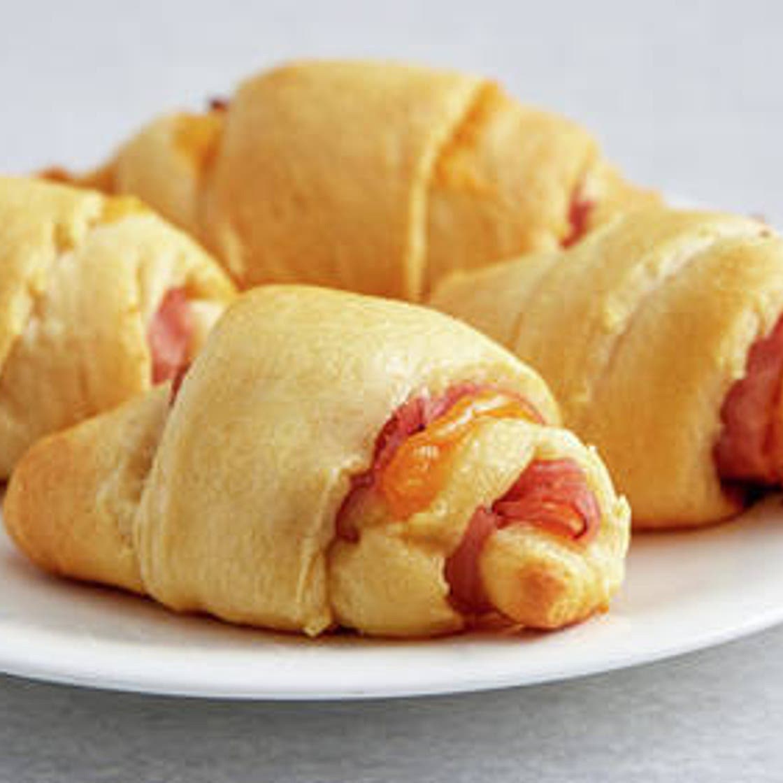 Ham and Cheese Crescent Roll-Ups