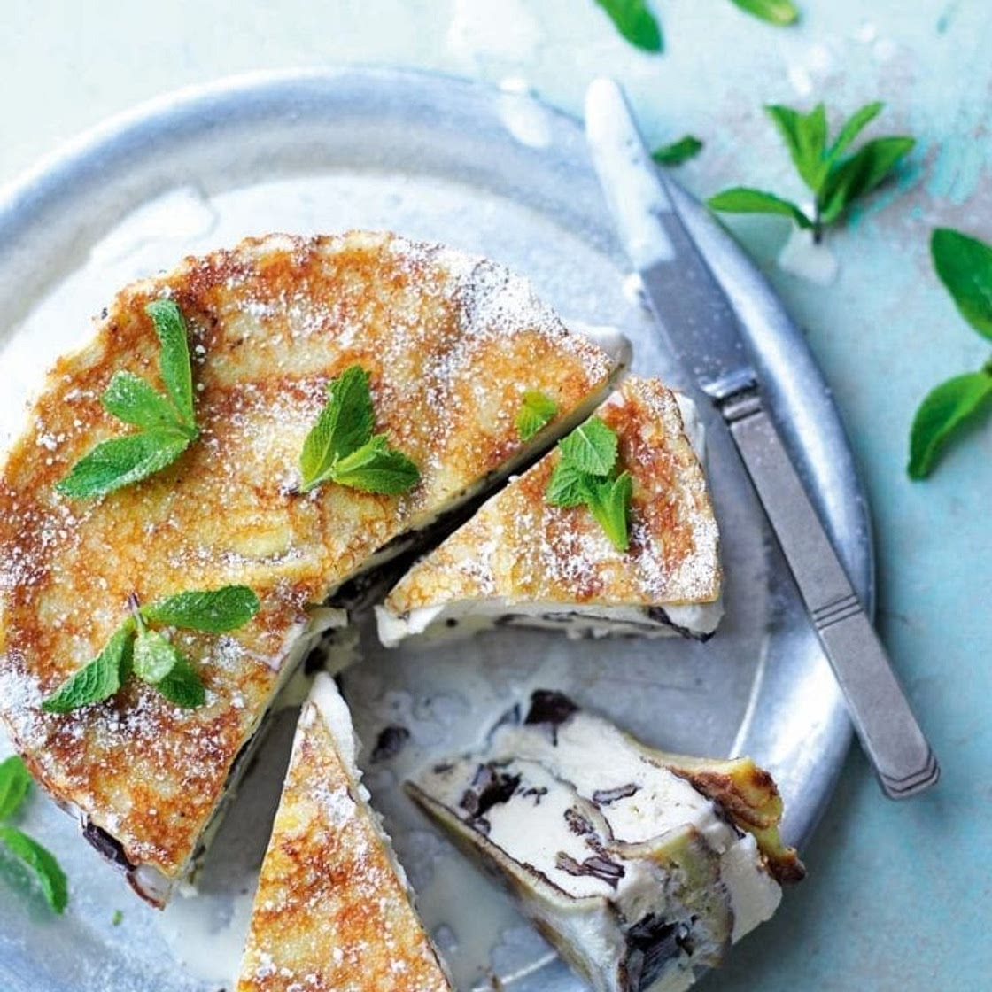 Mint ‘Cornetto’ cake