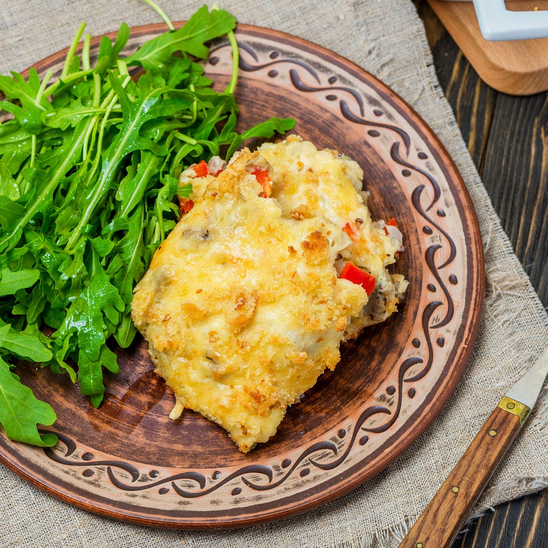Cheesy Eggplant Casserole