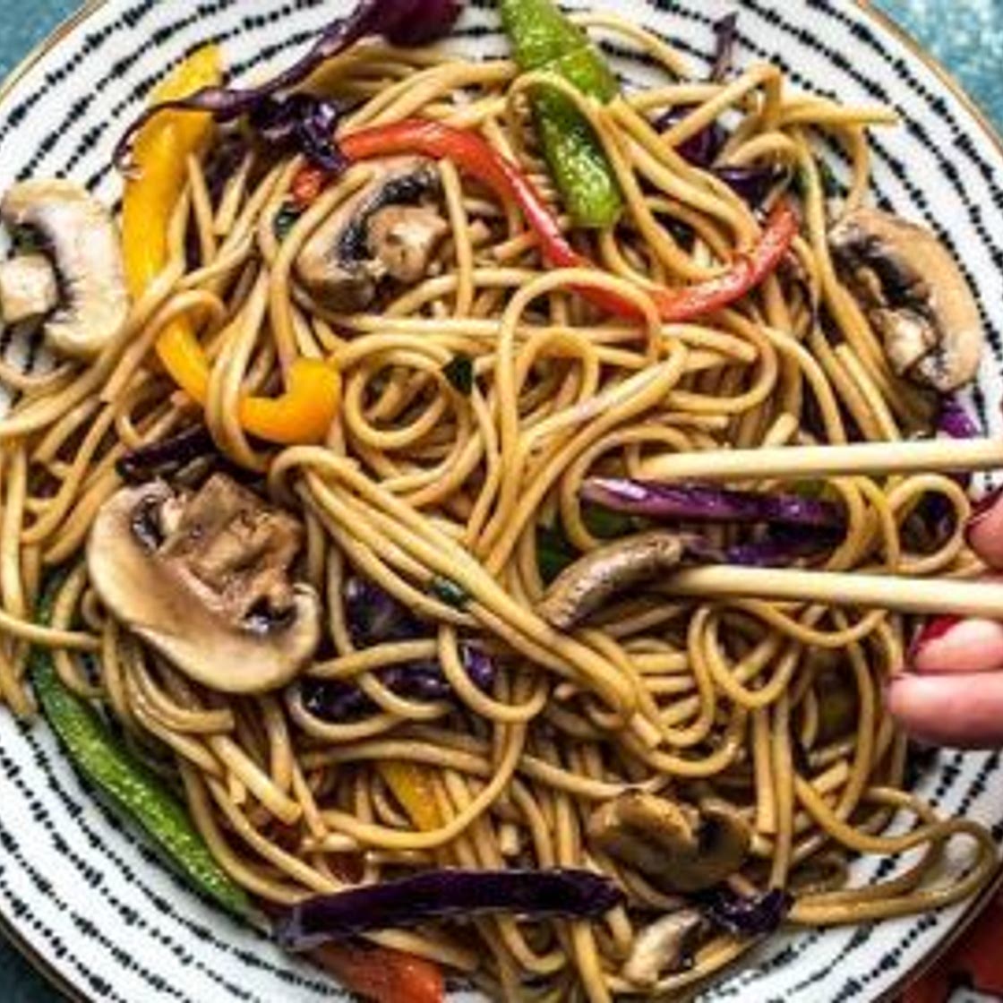 Salad Bar Vegetable Lo Mein