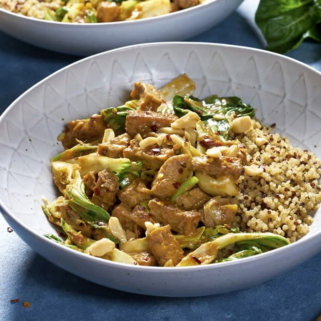 Vegan Satay Tofu Stir Fry