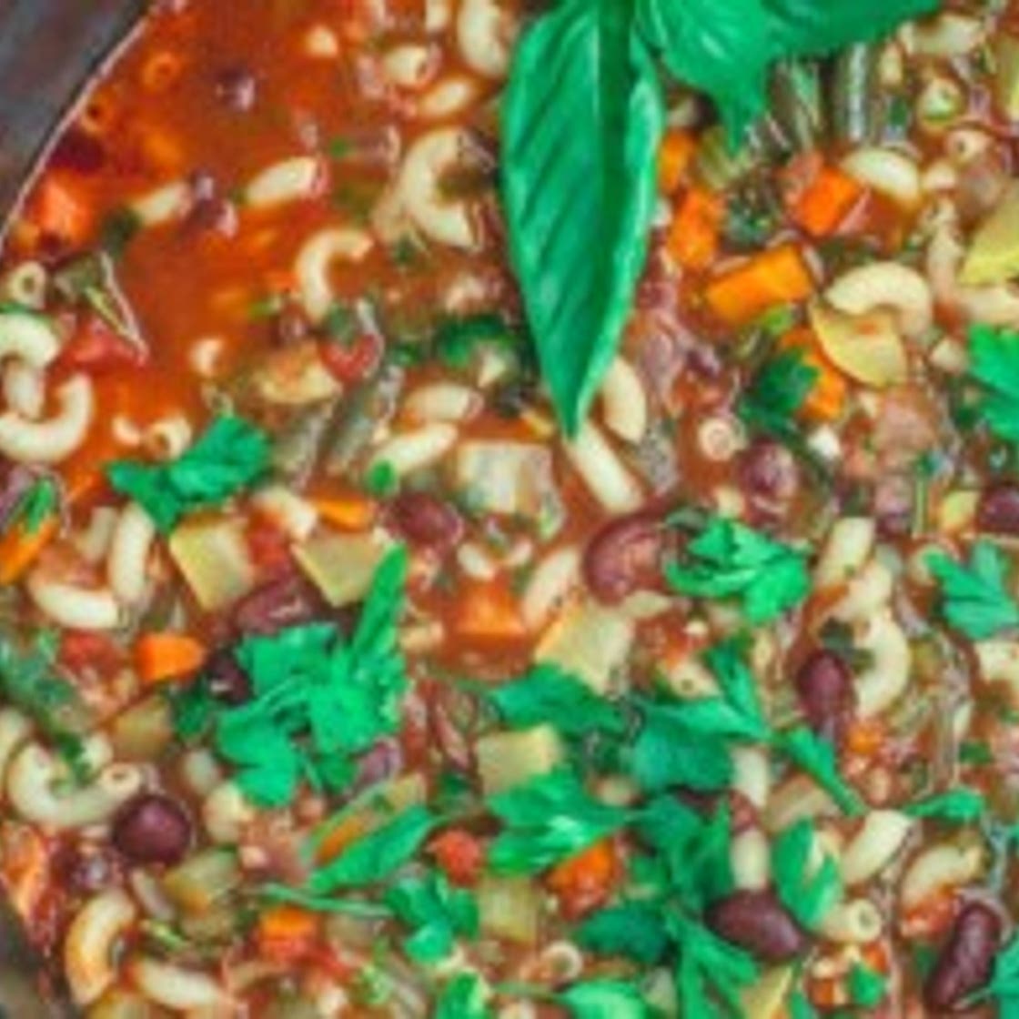 Simple Italian Minestrone Soup