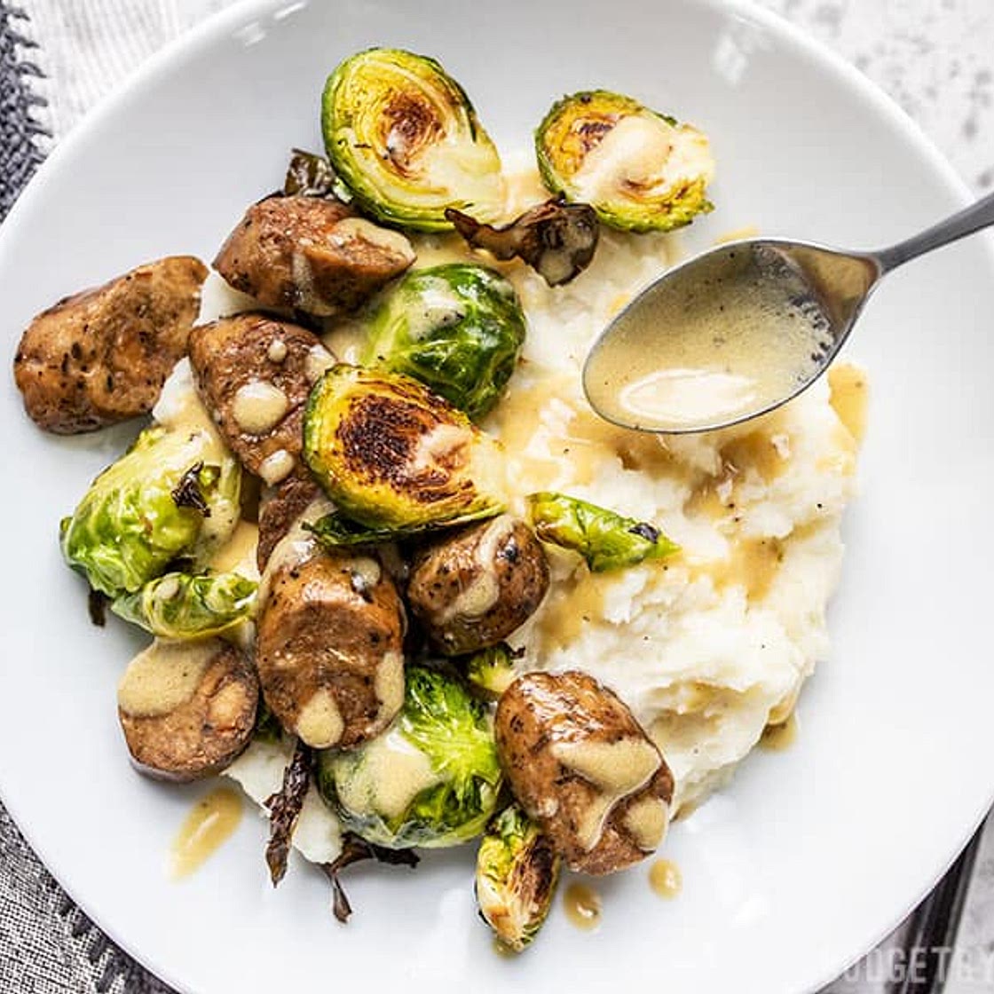 Roasted Brussels Sprout Bowls