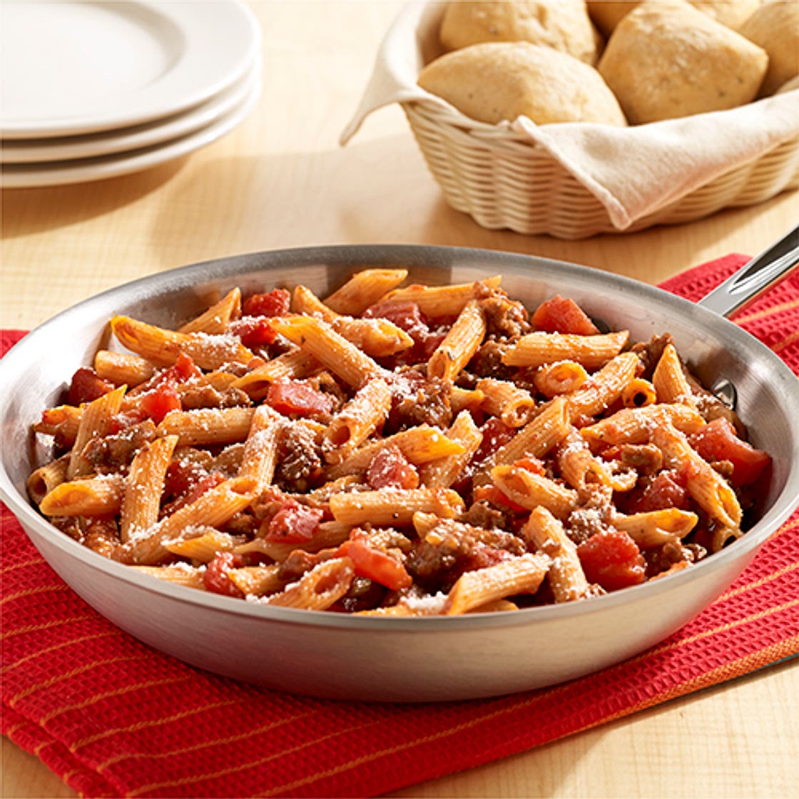 One-Skillet Italian Sausage Pasta