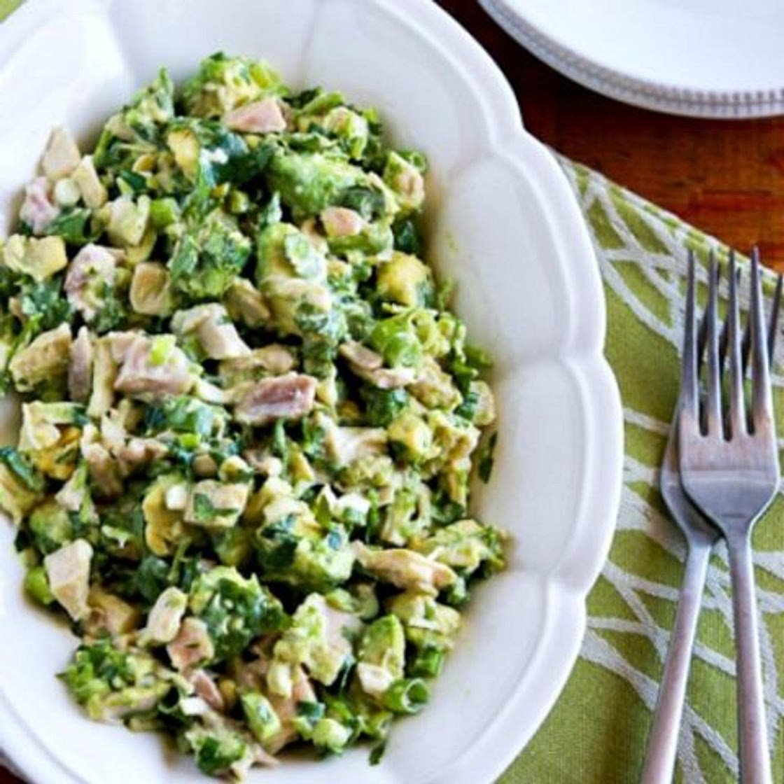 Chicken and Avocado Salad with Lime and Cilantro