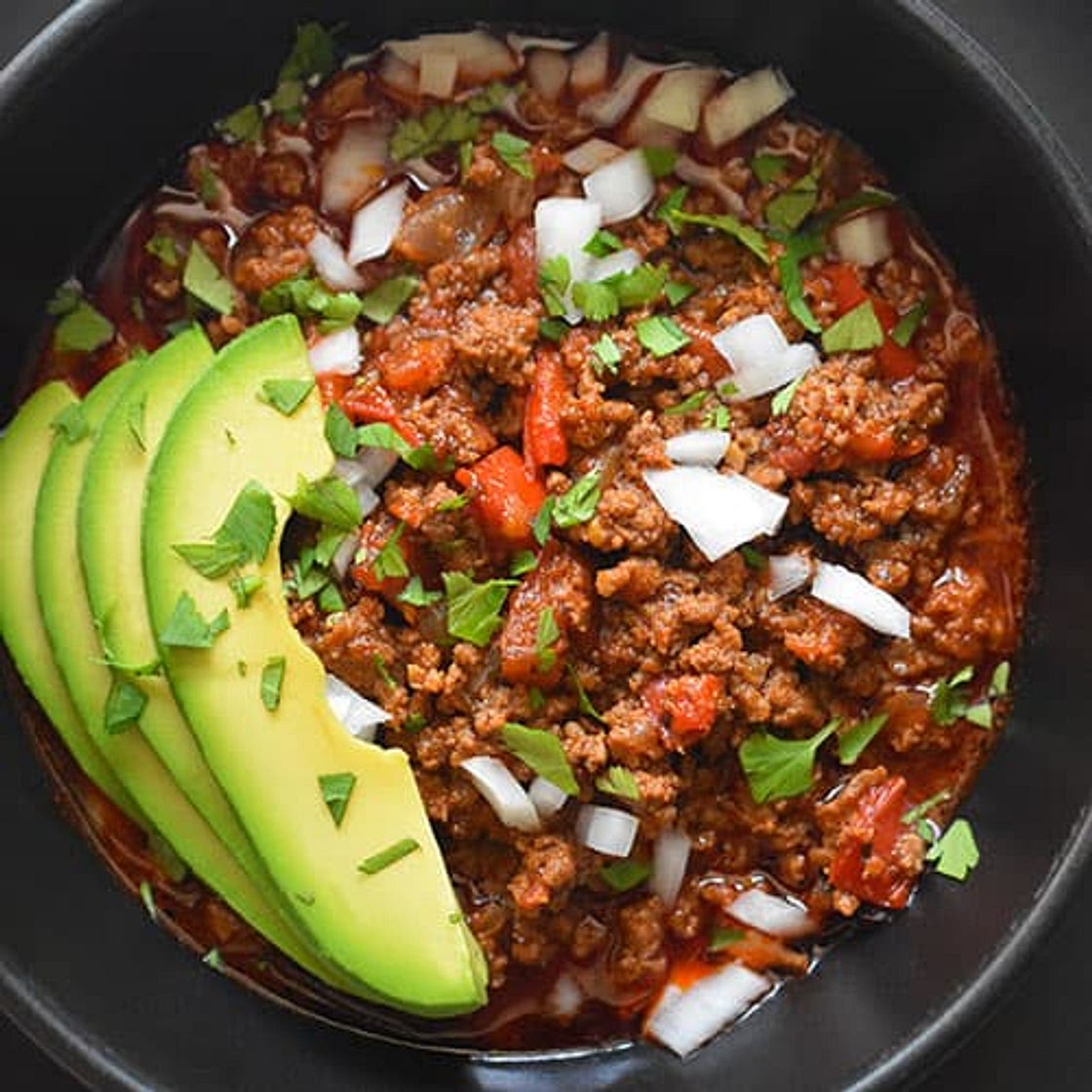 Instant Pot Ground Beef Chili