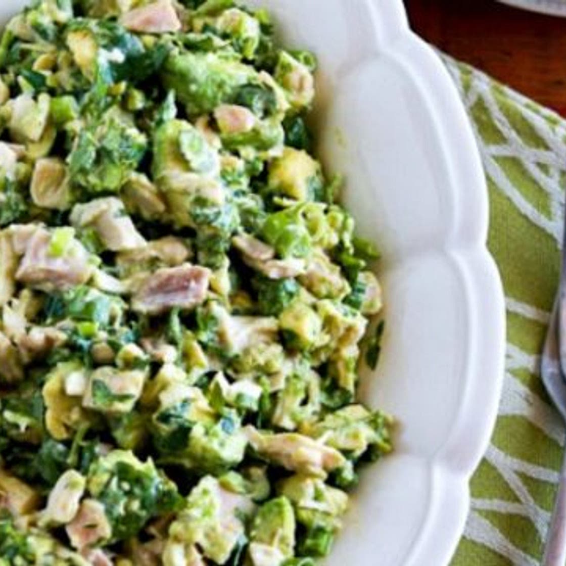 Chicken and Avocado Salad with Lime and Cilantro