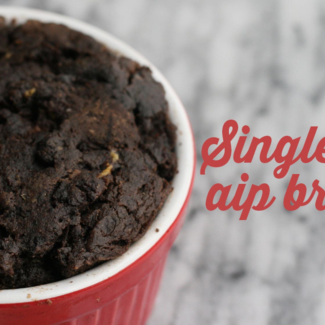 Single Serve AIP Brownie