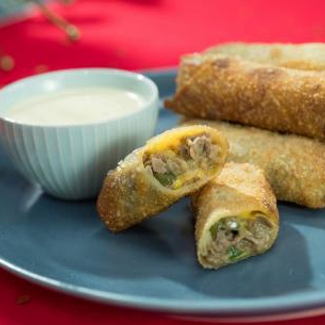 Cheesesteak Eggrolls