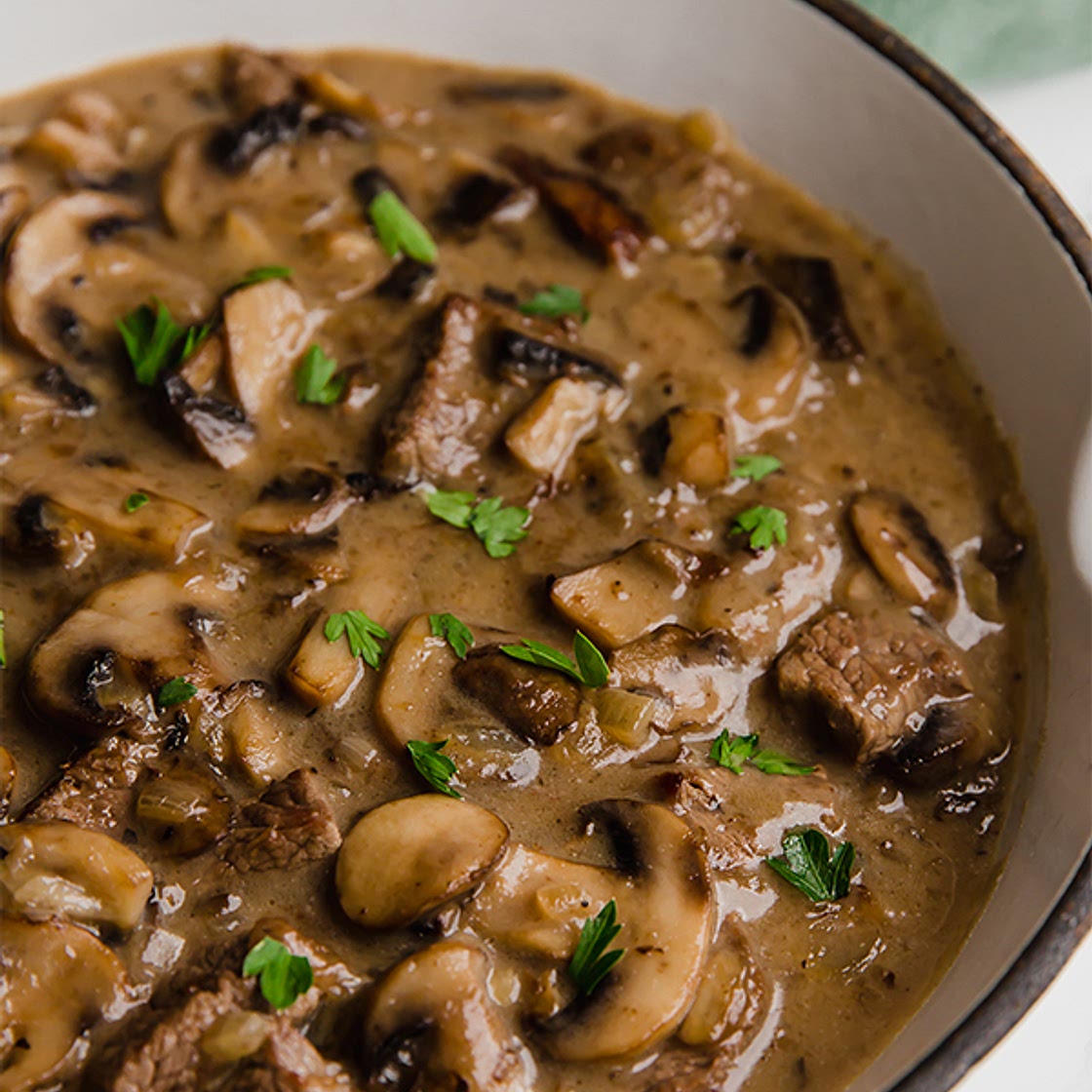 Paleo Beef Stroganoff
