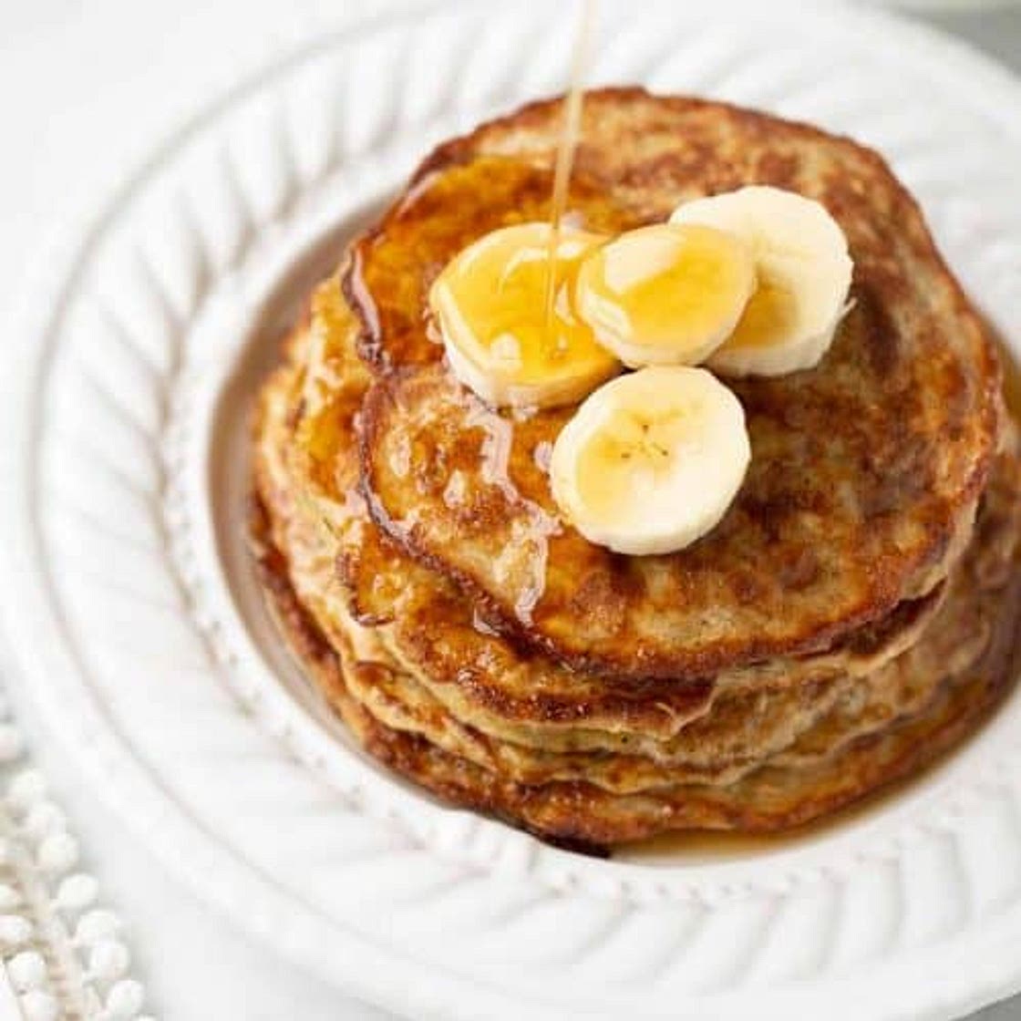 Banana Egg Oat Pancakes