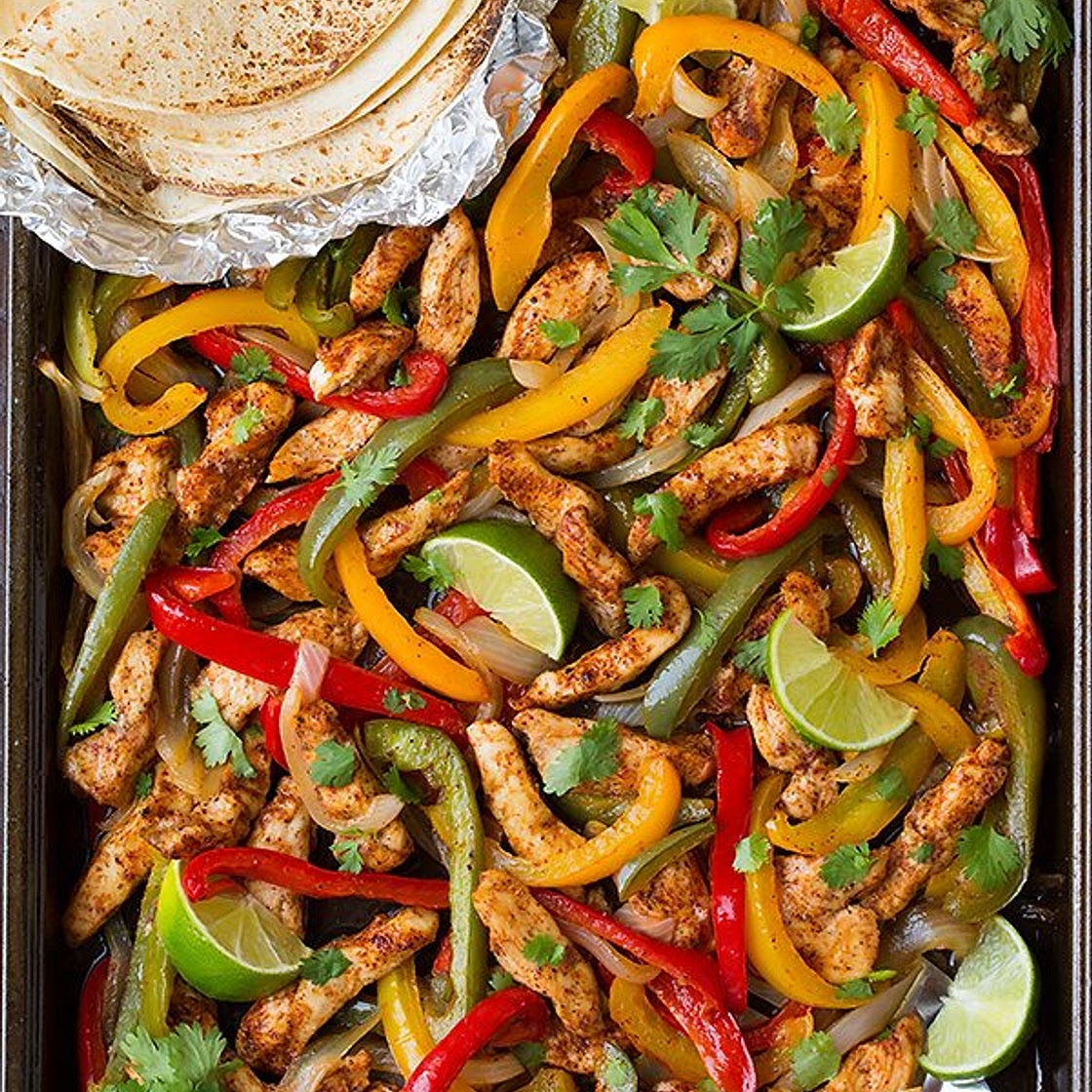 Sheet Pan Chicken Fajitas